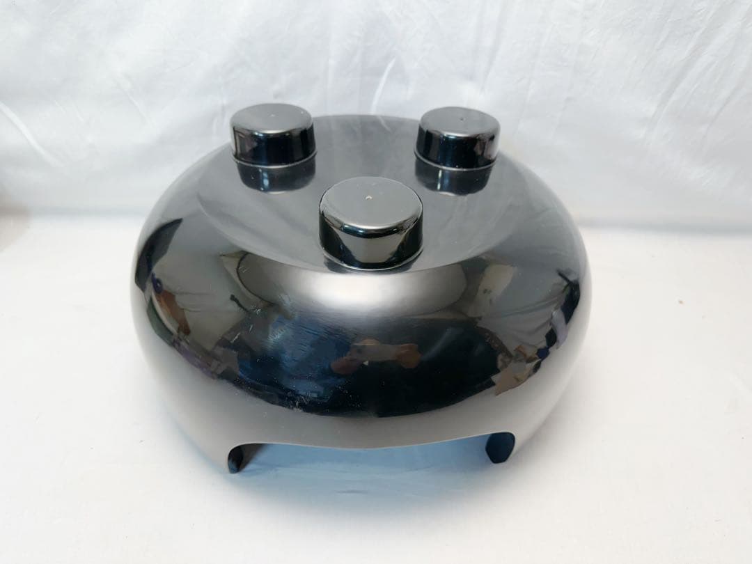 ほぼ未使用 茶道具 崇雲作 黒真塗 道安風炉 土風炉 陶印 敷板 底瓦 火箸灰匙