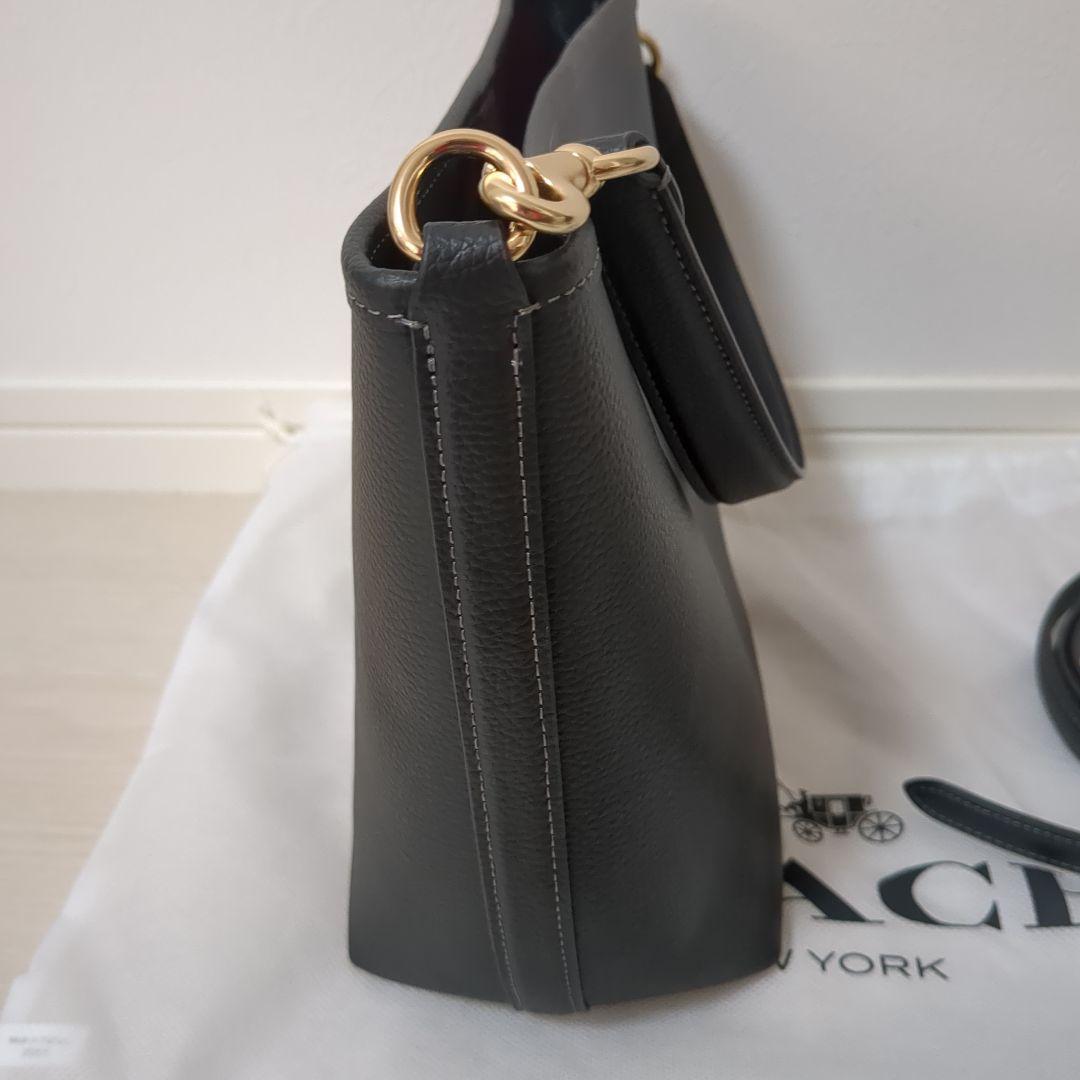 【極美品】COACH　コーチ CT801　シティ バケット バッグ　ブラック