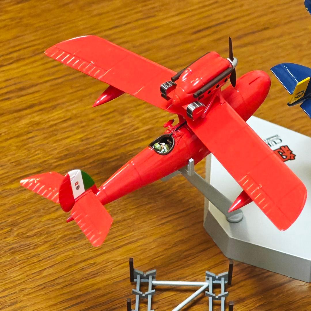 半完成塗装済み 紅の豚 サボイア S.21 試作戦闘飛行艇 カーチス R3C