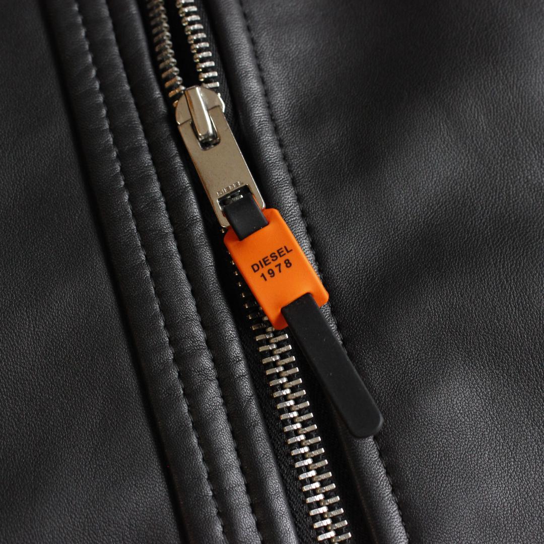 【新品未使用】DIESEL シープスキン XXL レザージャケット ブラック