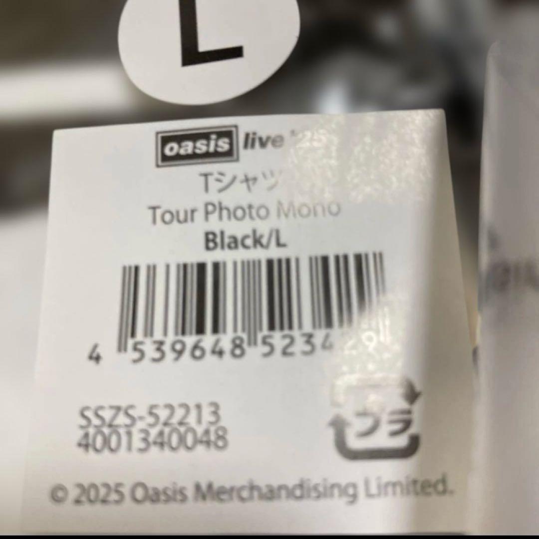 完売品・新品★オアシス★oasis★ Tシャツ Tour Photo Mono