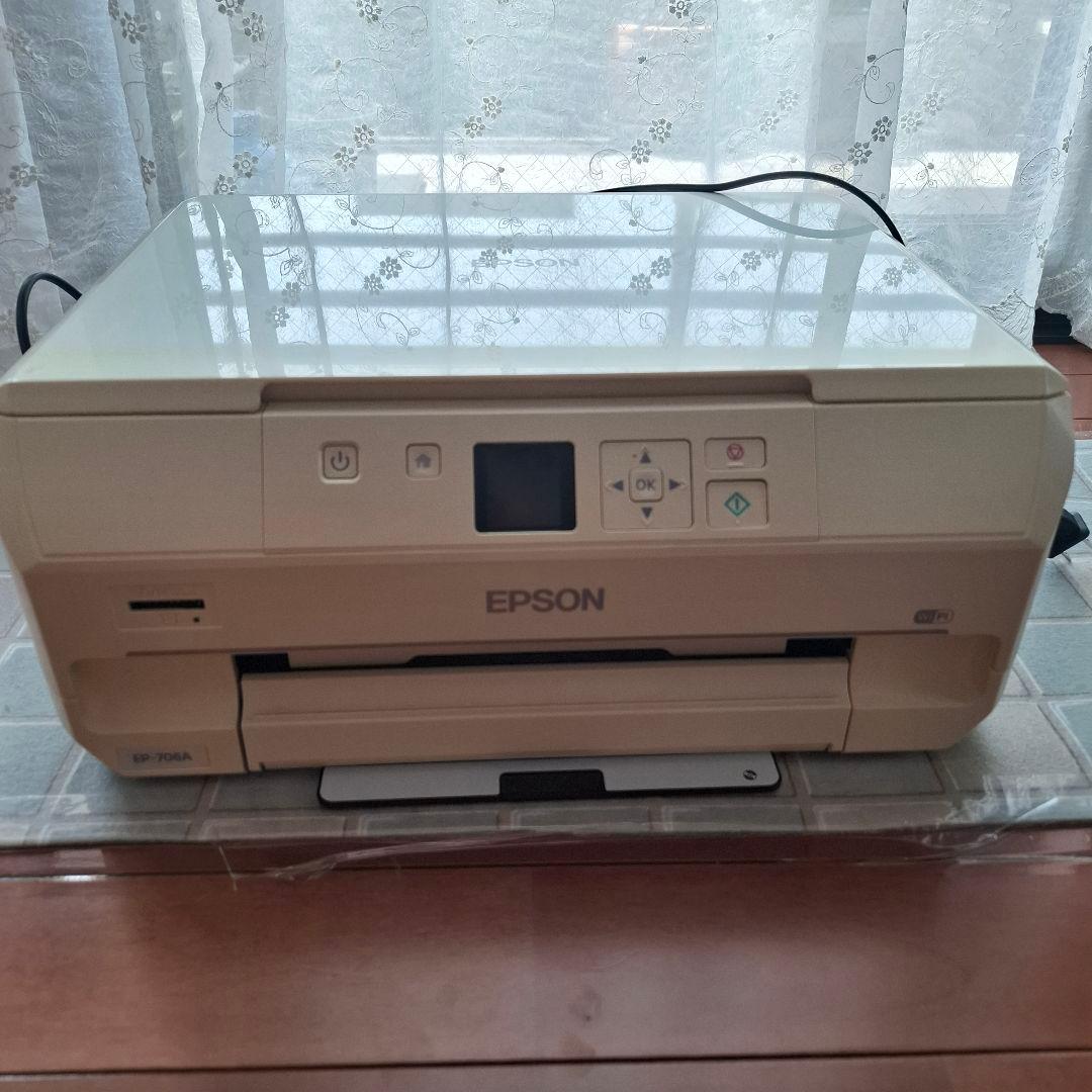 青い花柄 　コンパクト　両面ミラー 　丸い　薄い　軽い　かわいい