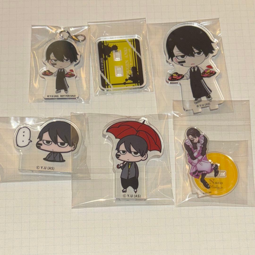 桃源暗鬼 無陀野無人 チビキャラブロック メイド アクリルスタンド アニカフェ