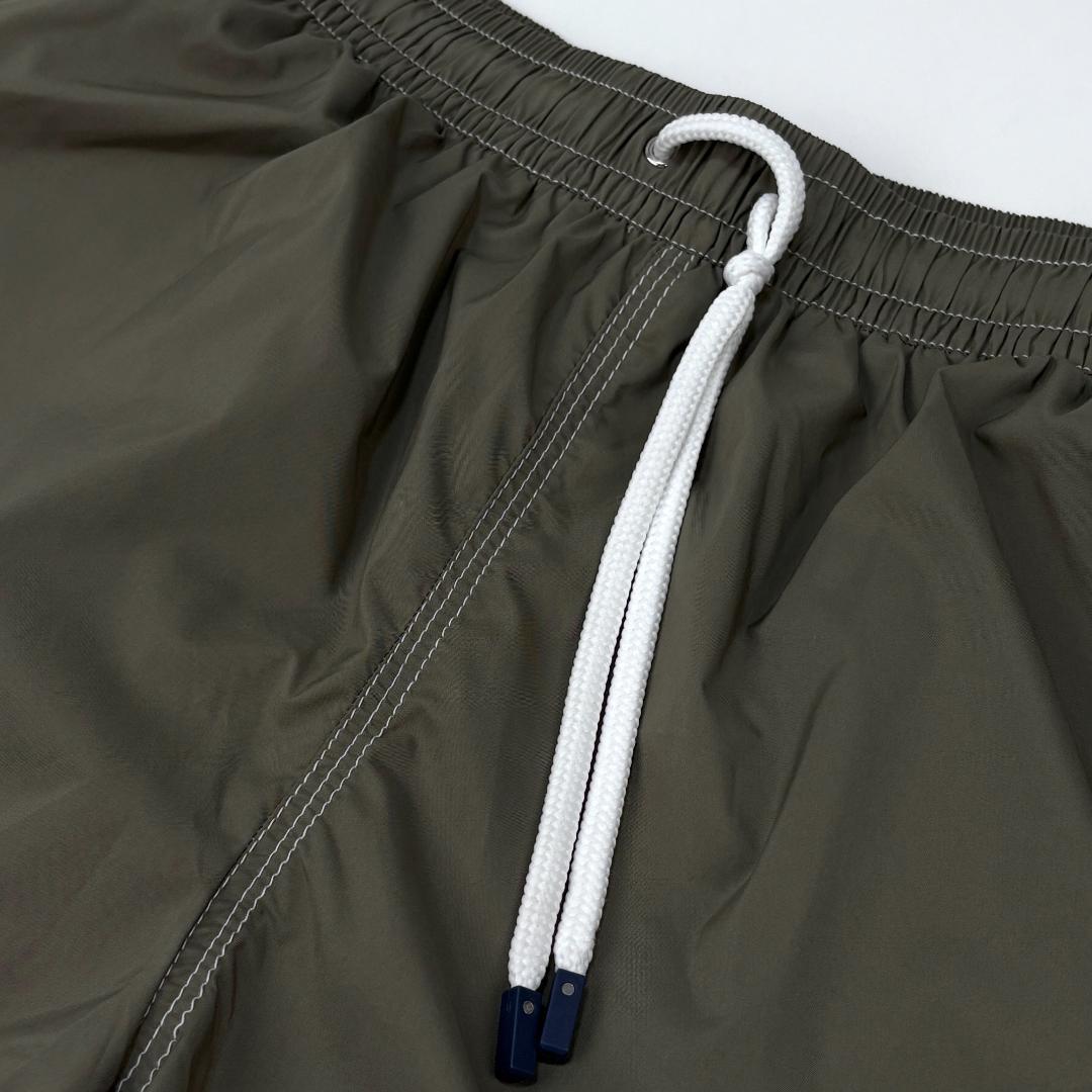 新品 FEDELI フェデーリ Madeira スイムショーツ S 水着 カーキ