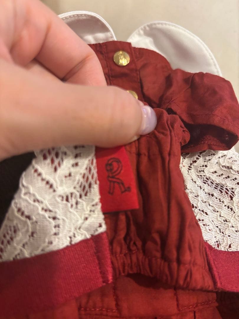 犬用ドレス 赤と青 2着セット