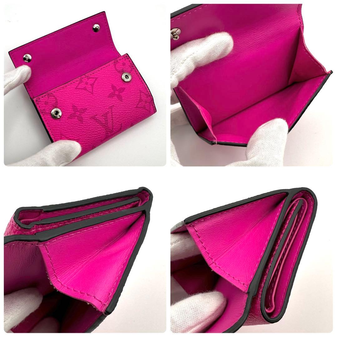 【極美品】ルイヴィトン タイガラマ ディスカバリー コンパクト 希少 ピンク