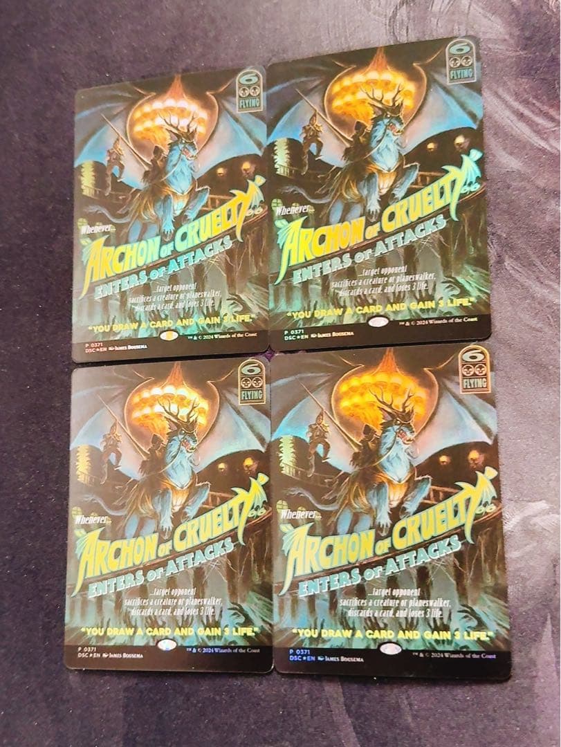 【ショーケースfoil】残虐の執政官　英語　4枚セット