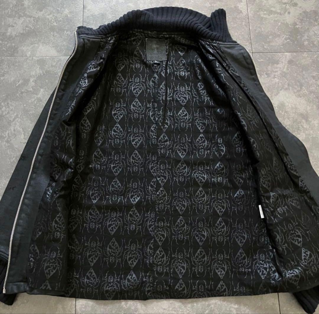 最終値下げy2k ダークウェア opium ジャケット ブルゾン h.naoto