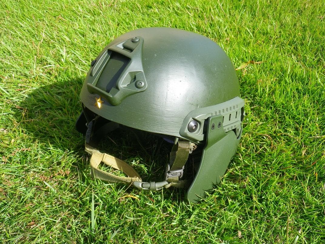 大日本帝国　鉄帽改造　タクティカルヘルメット　【製作後未使用】