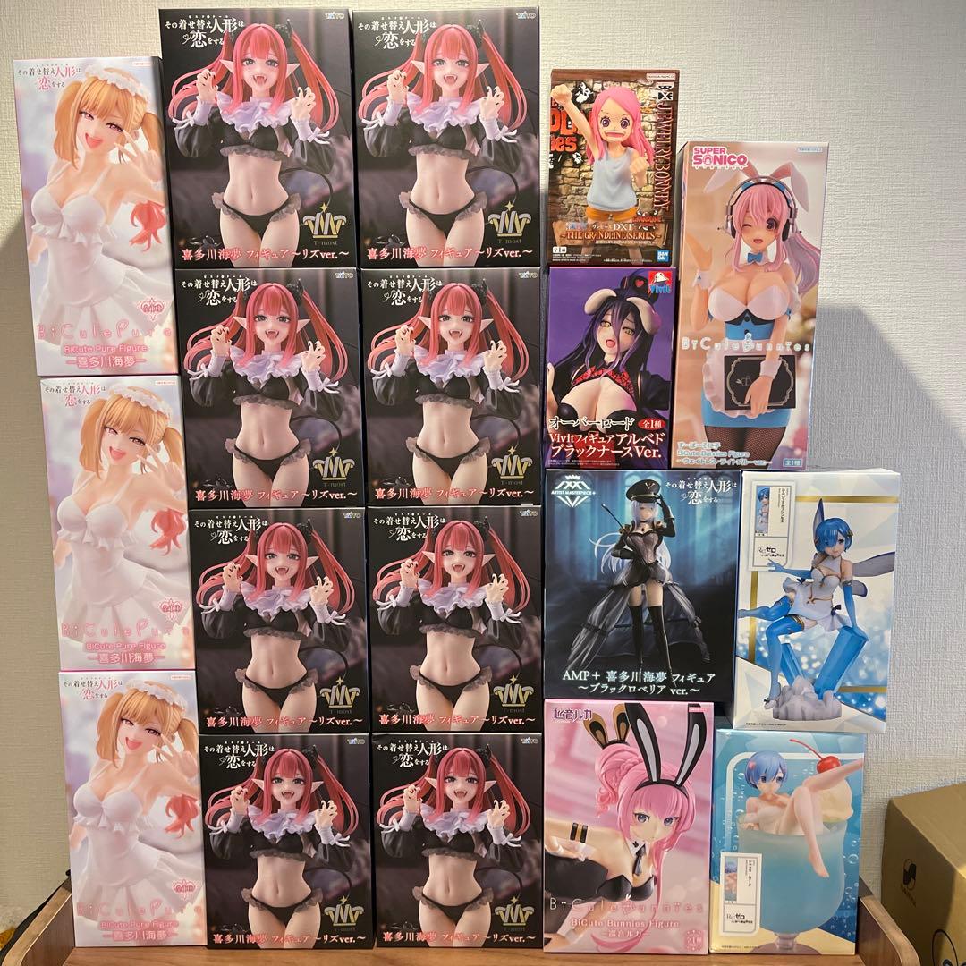 おまけ付き！！着せ恋 美少女系　プライズフィギュア　まとめ売り　15個+3個