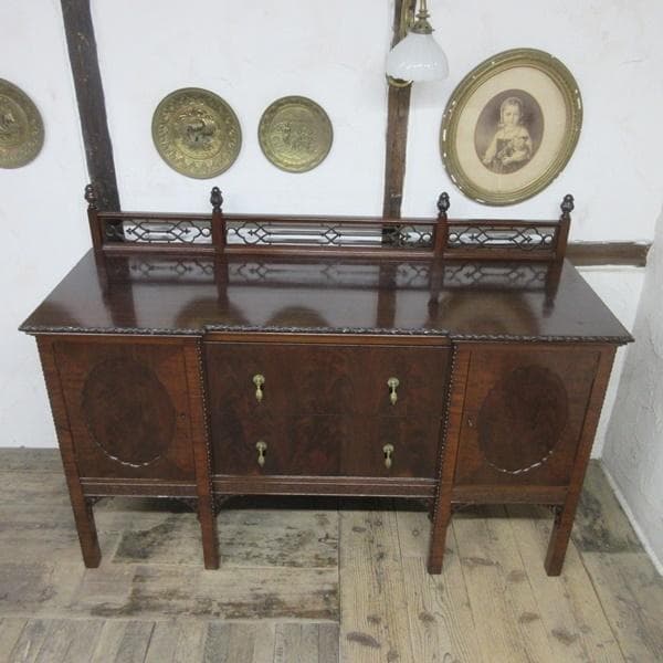 イギリス アンティーク 家具 サイドボード キャビネット 什器 英国 6561c