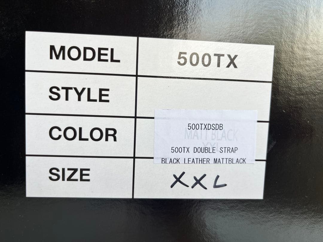 【正規品】TT&CO. 500TX 本革Wストラップ ジェットヘルメット