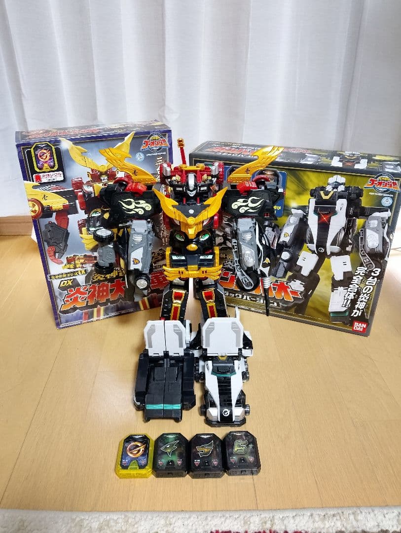 DX炎神大将軍　と　DXガンバルオーブラックバージョン　セット