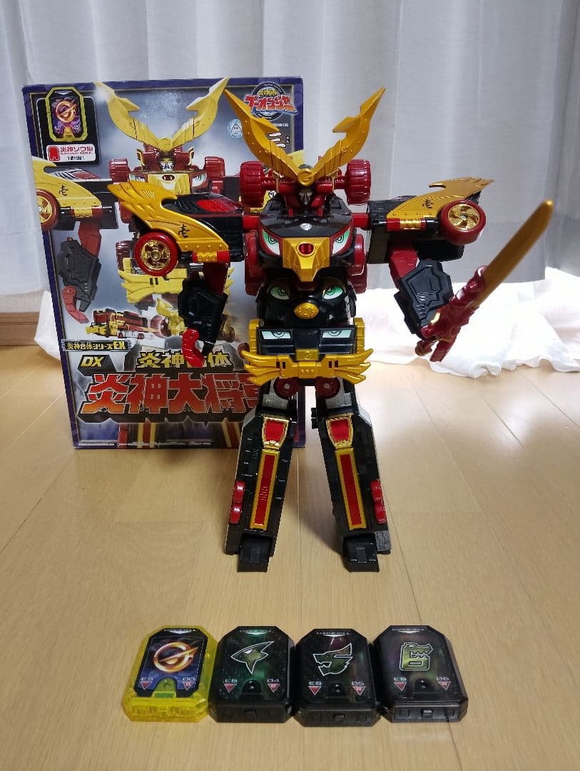 DX炎神大将軍　と　DXガンバルオーブラックバージョン　セット