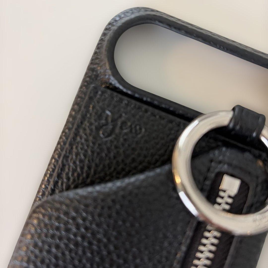 新品未使用　ajew ブラックレザー iPhone air ケース