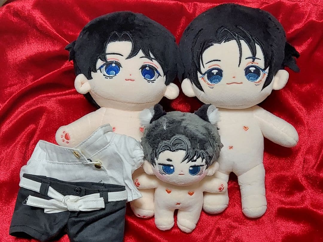 乙骨憂太　着せ替えぬいぐるみ　3点