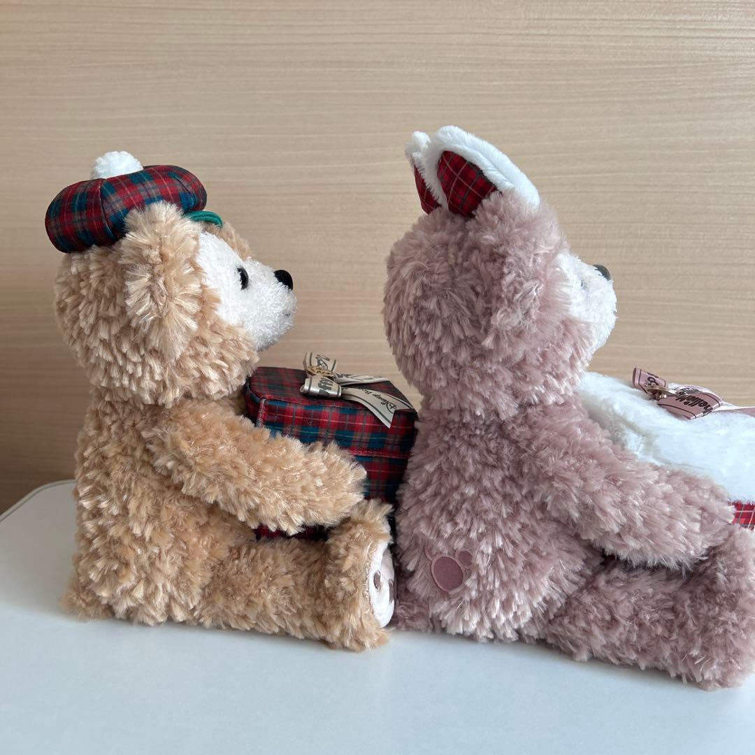 ダッフィー　シェリーメイ　クリスマス　ギフトボックス　ぬいぐるみ