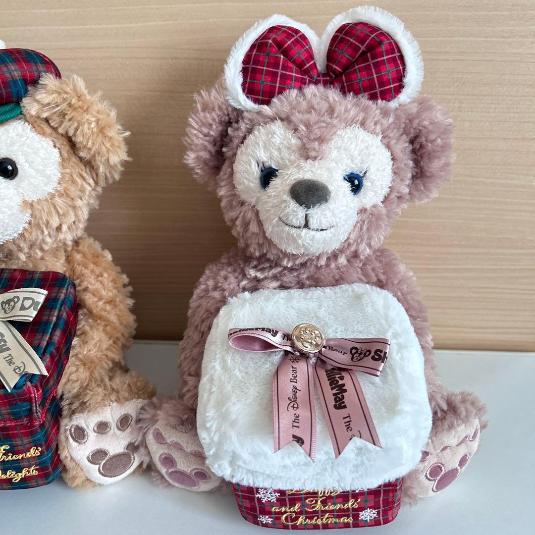 ダッフィー　シェリーメイ　クリスマス　ギフトボックス　ぬいぐるみ