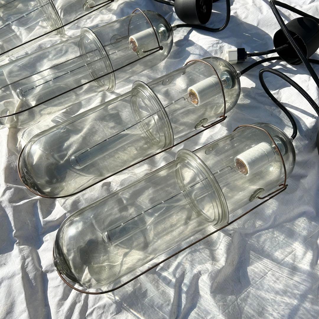 ピーター・アイビー　ライトカプセル　L クリアガラス ペンダントライト セット