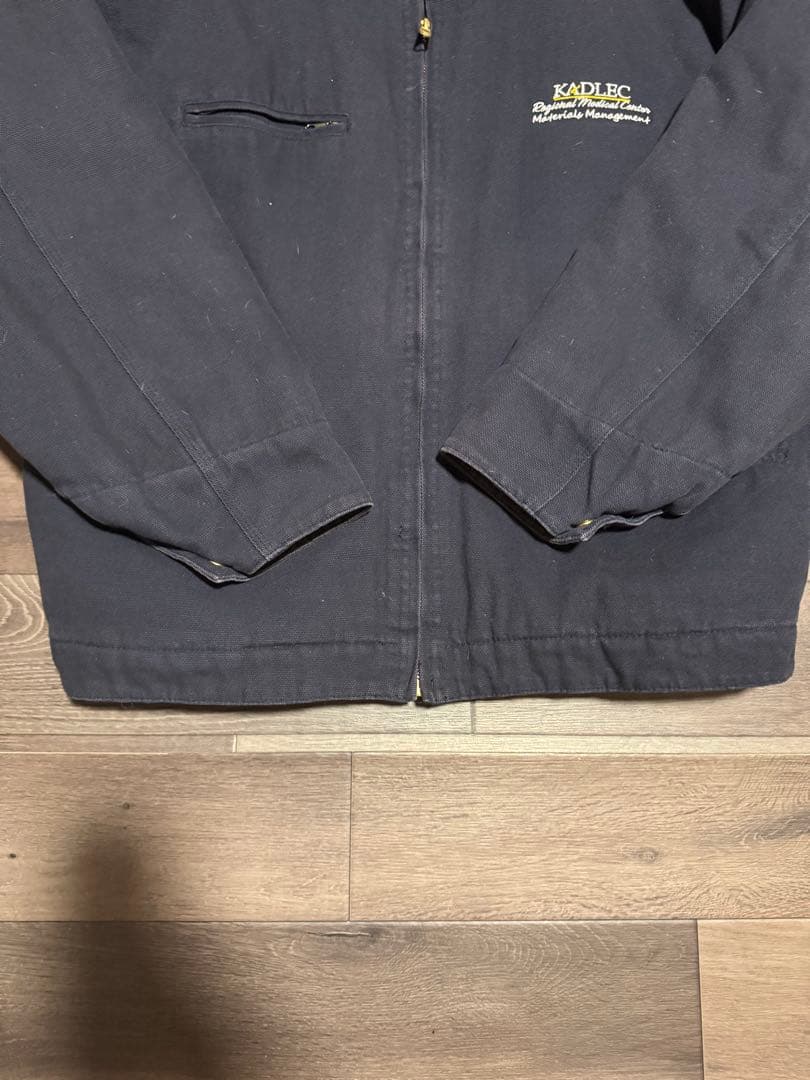 ダックジャケット　古着　ネイビー　L ブルゾン