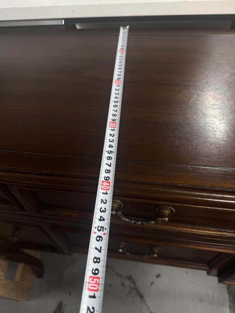 クラシックスタイル文机 ダークブラウン 174