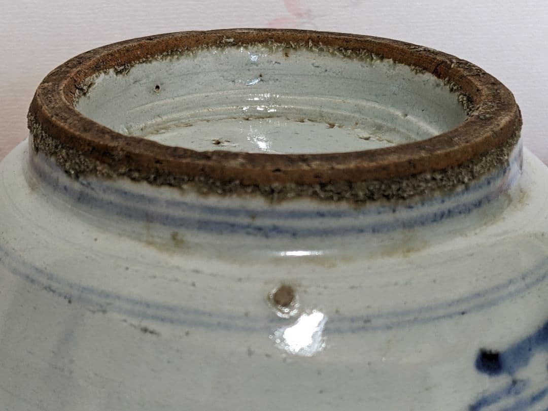 ♦中国古美術品 古陶磁 清時代 染付 山水図鉢 碗 古玩 レア物 骨董品