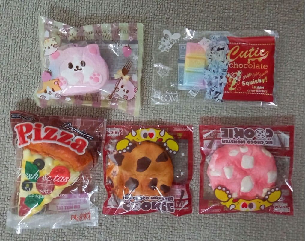 激レア!!!　ブルームスクイーズ　Bloom　５点セット♪