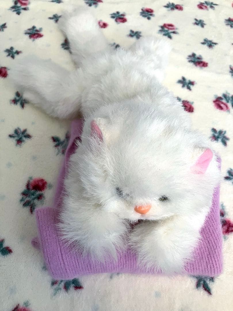 オオイケ　ペルシャ猫　ぬいぐるみ　昭和レトロ　美品