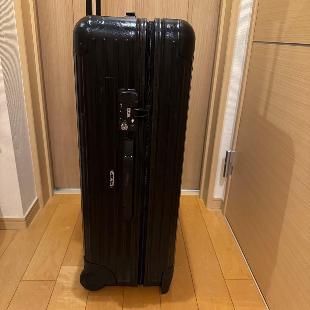 人気RIMOWA SALSA TROLLY 82 ブラック　TASロック2輪