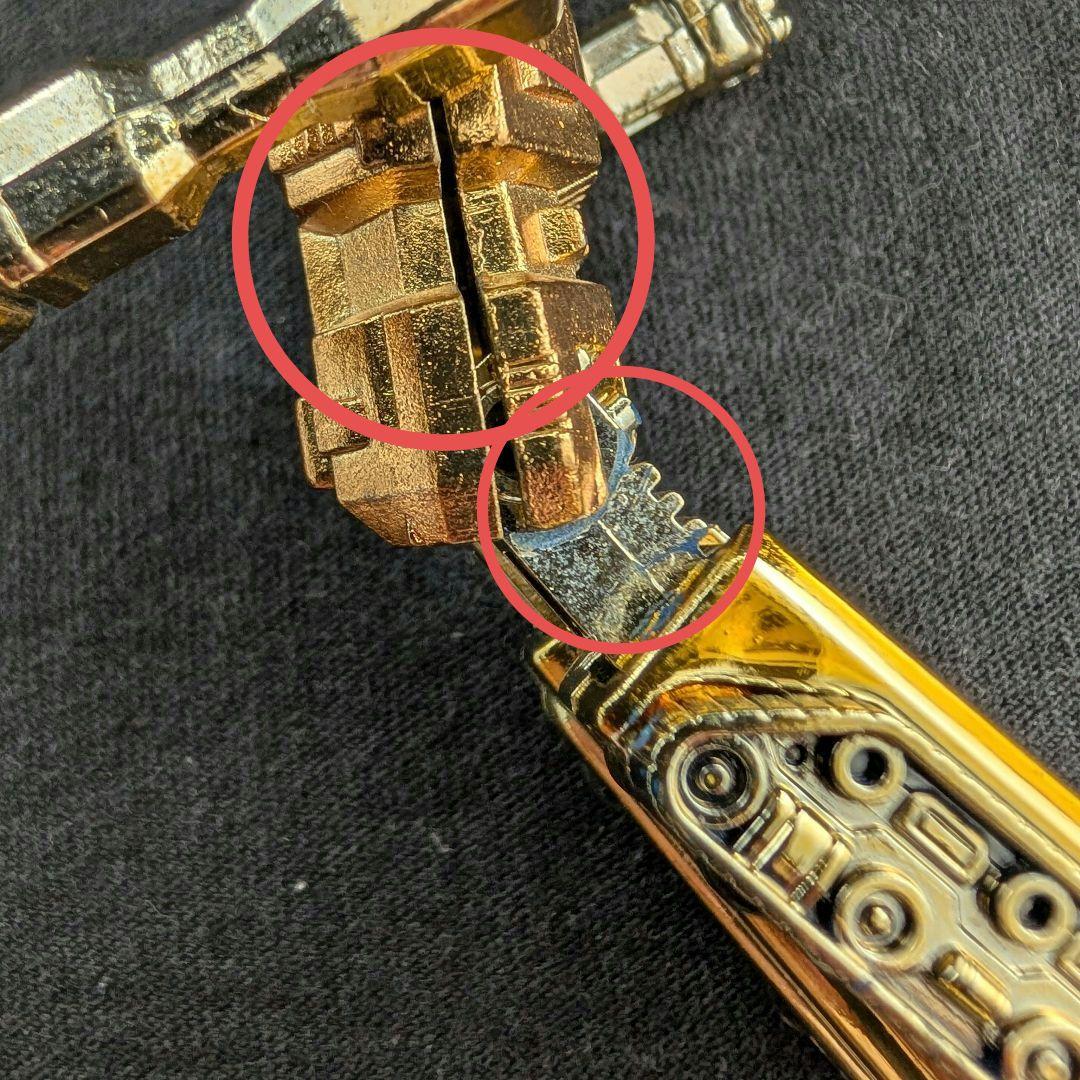 ア*ヤ様 当時物　昭和レトロ　ゴールドマシンロボ　バトルロボ　ジャンク品