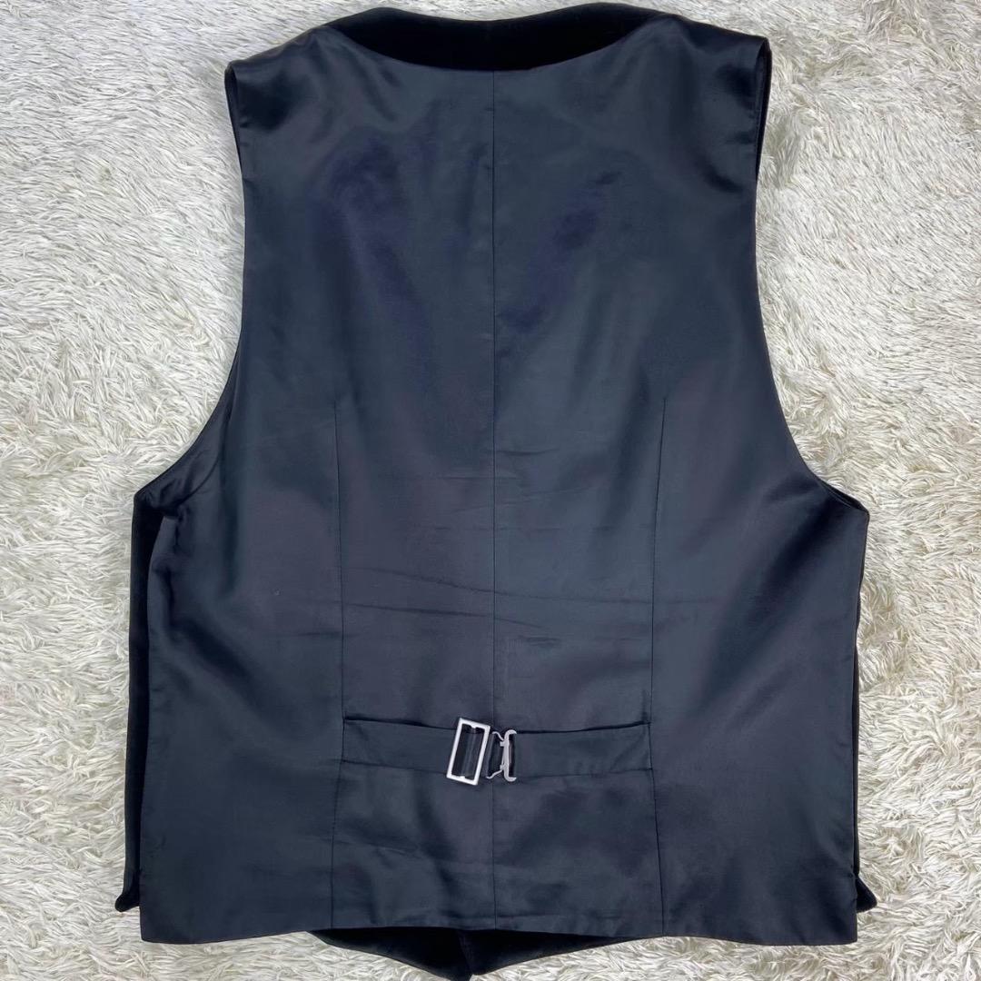 【最高級】PRADA プラダ スーツベスト ジレ トライアングルロゴ ブラック
