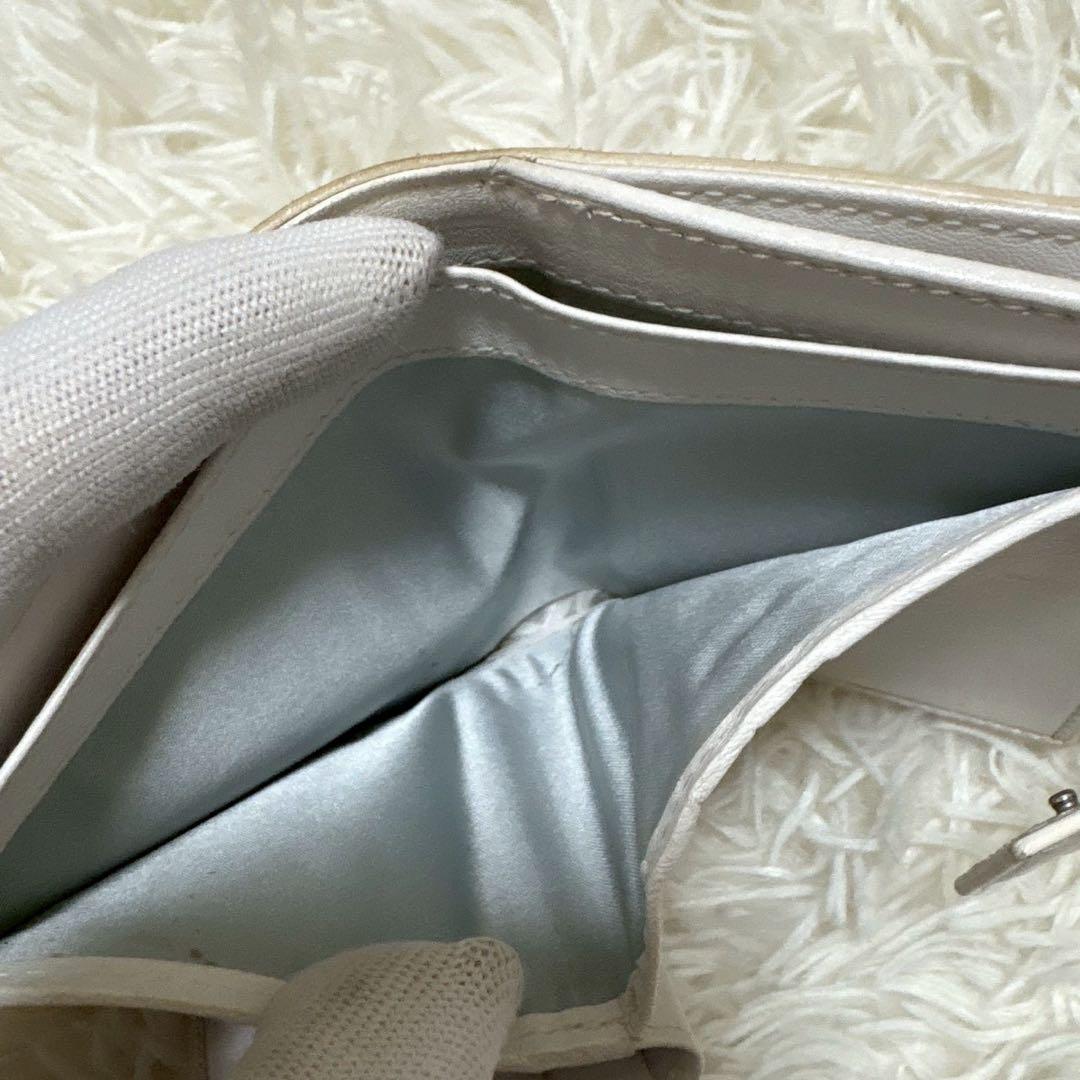 クリスチャンディオール　折財布　トロッター柄　ハート