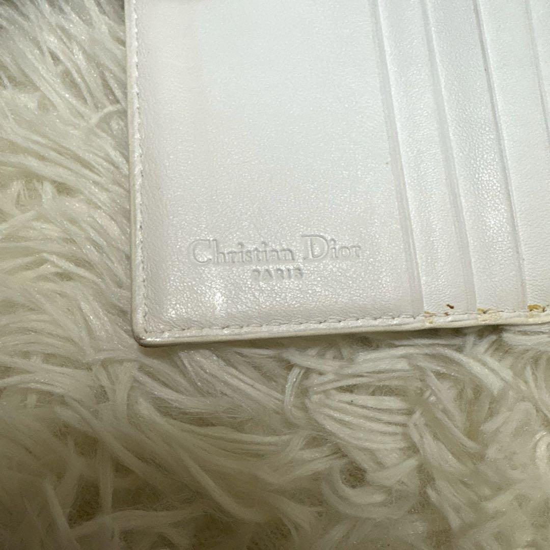 クリスチャンディオール　折財布　トロッター柄　ハート