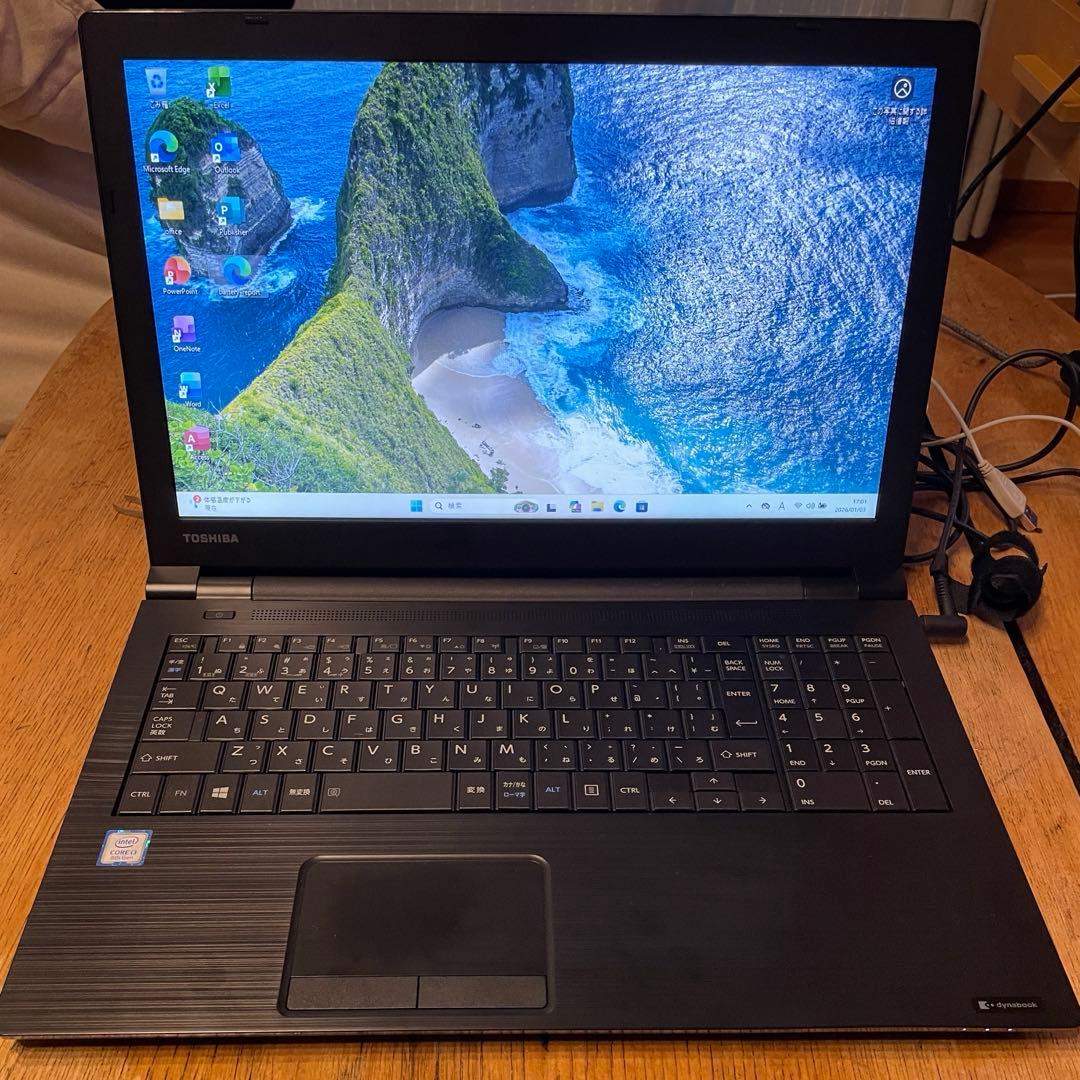 Windowsノート本体 dynabook B65/DN i3 SSD128GB 8GB Win11Pro
