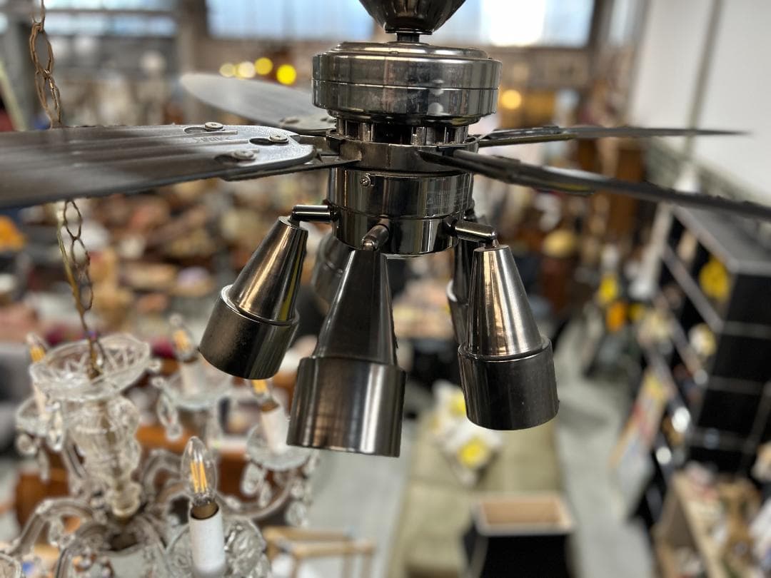 【美品】Ceiling Fan Light / シーリングファンライト｜ LED