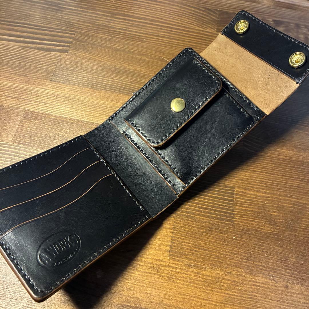 トラッカーウォレット　ハーフタイプ　MARYAM社　ホースバット　二つ折り