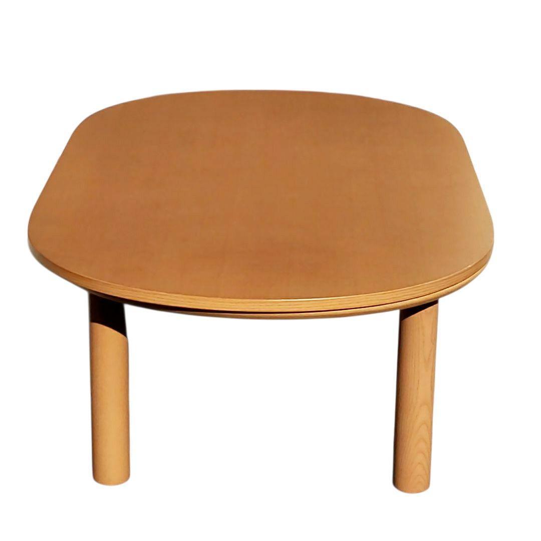 無印良品 こたつ タモ材 楕円 幅120cm