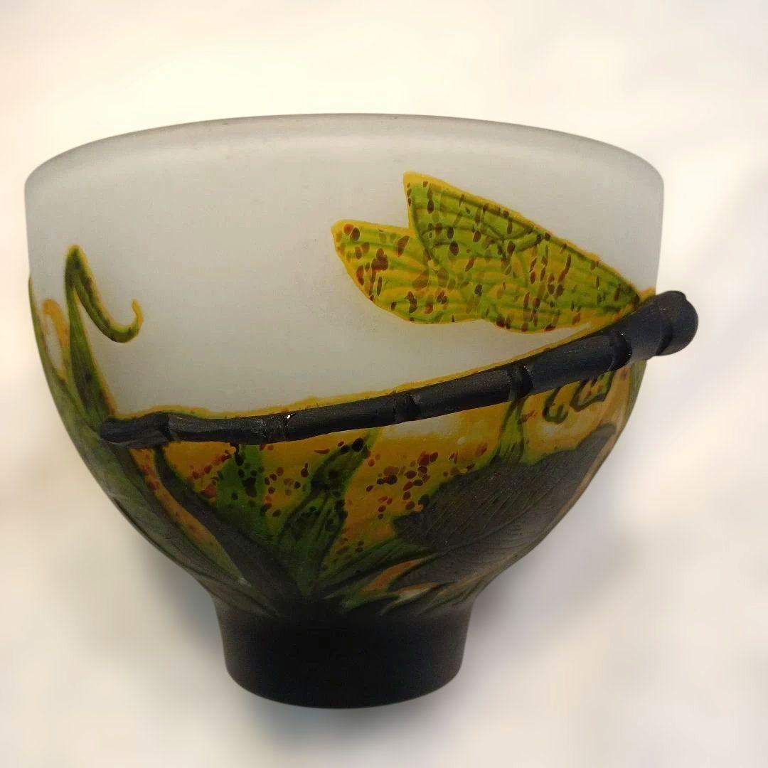 エミール・ガレ　tipガレ　茶碗　ボンボニエール　トンボ