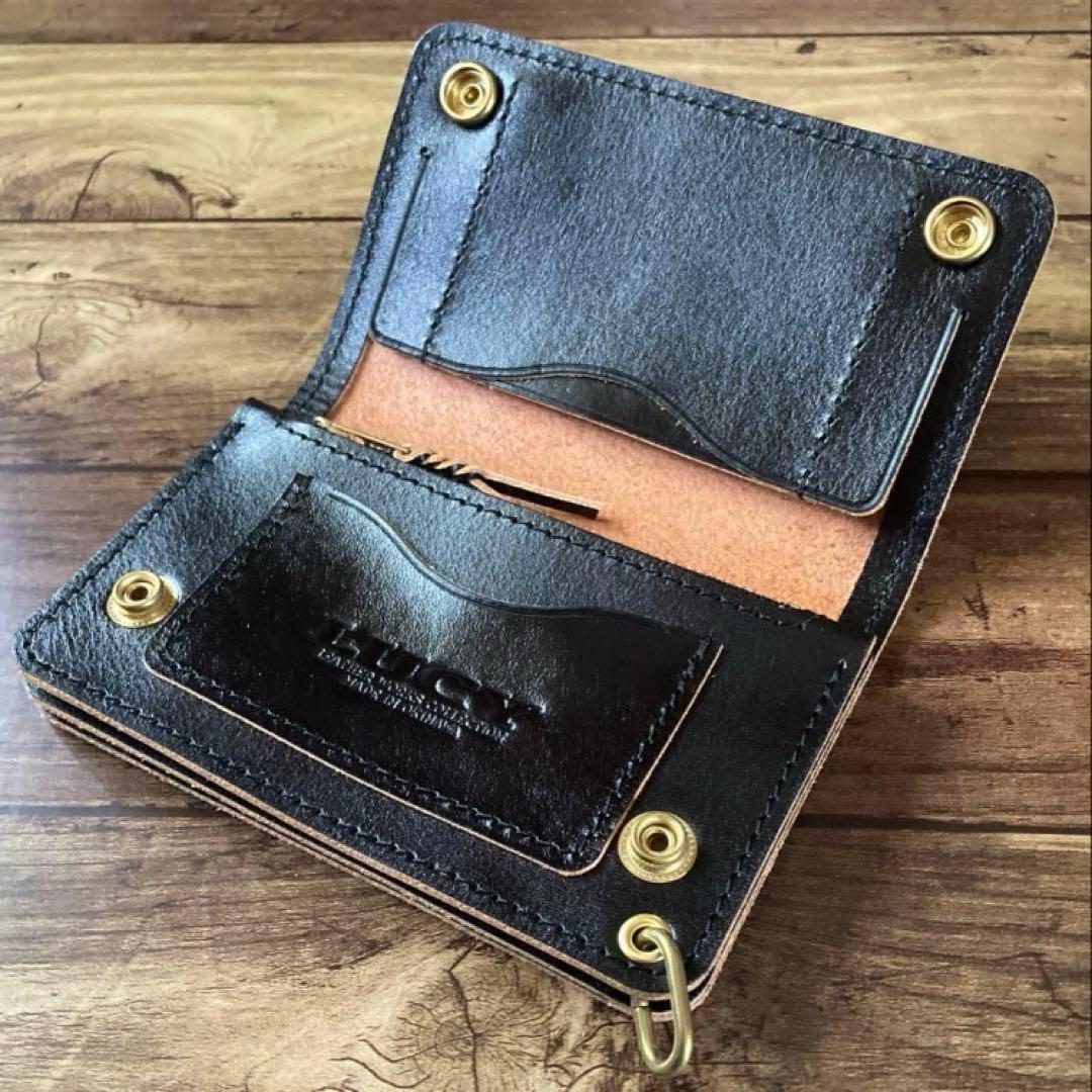 【なー！！断捨離中！】ミドルトラッカーウォレット【お札を折らずに収納】