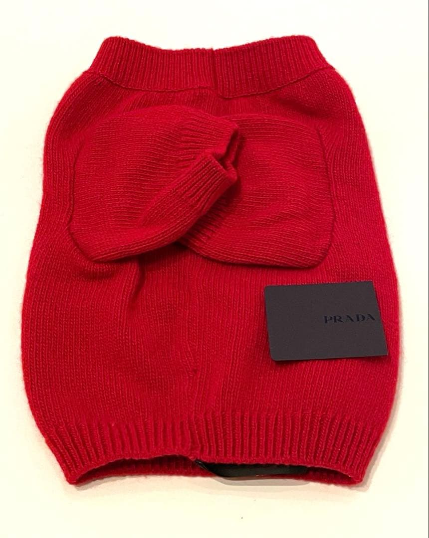 【未使用】PRADA プラダ ペット(犬 猫) 洋服 カシミヤ ウール 正規品
