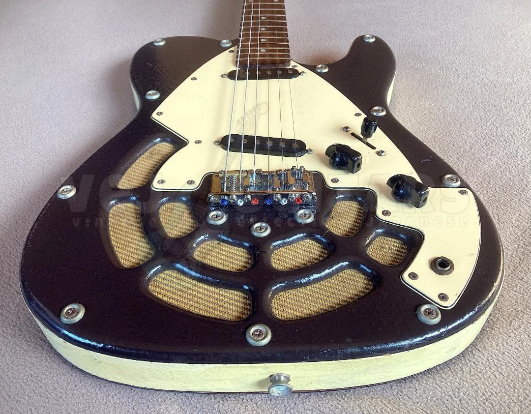 LINDERT LOCOMOTIVE T ブラウンクリーム 1990年代 ギター