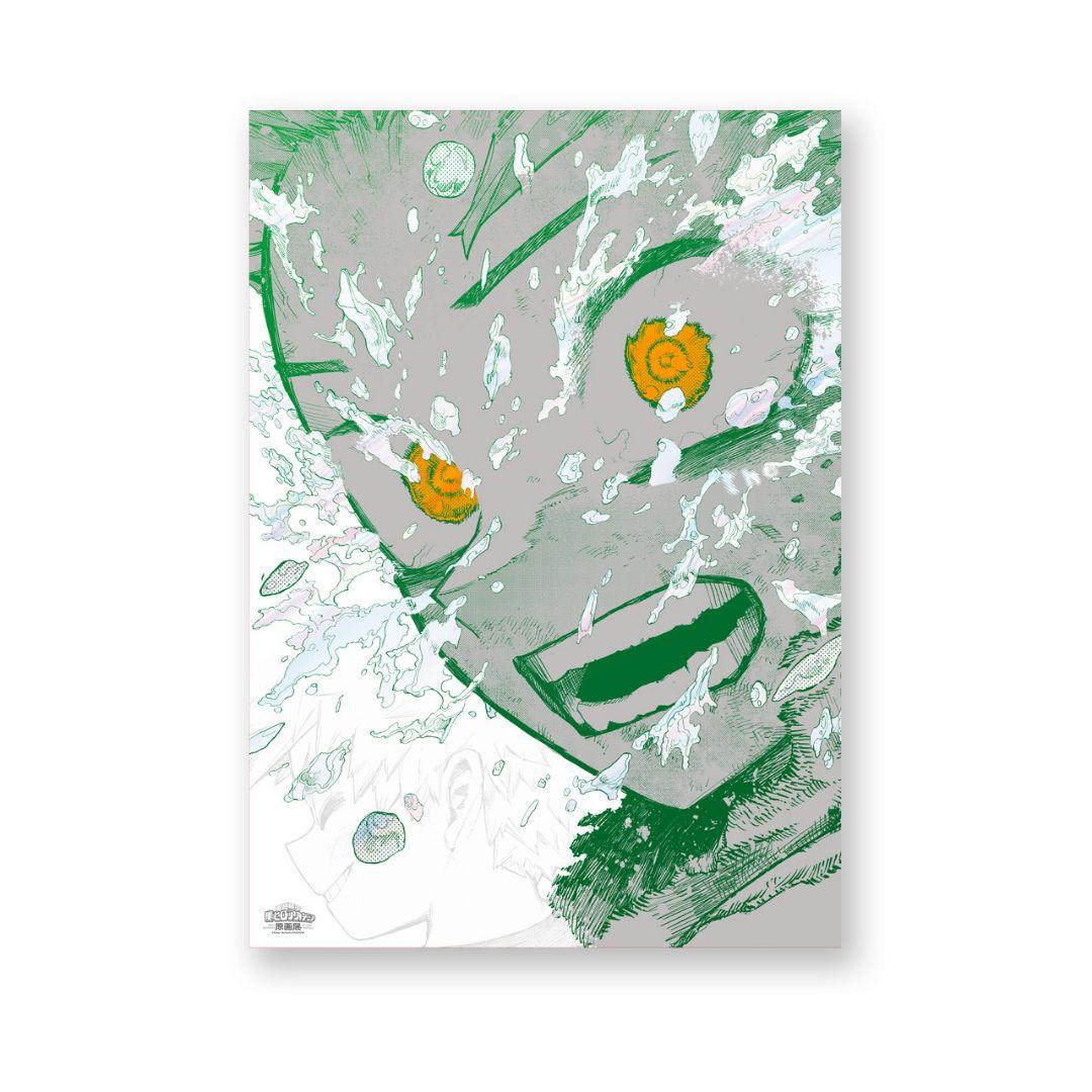 Y*様 ヒロアカ　原画展　アートポスター　緑谷出久　爆豪勝己　A2サイズ　未開封