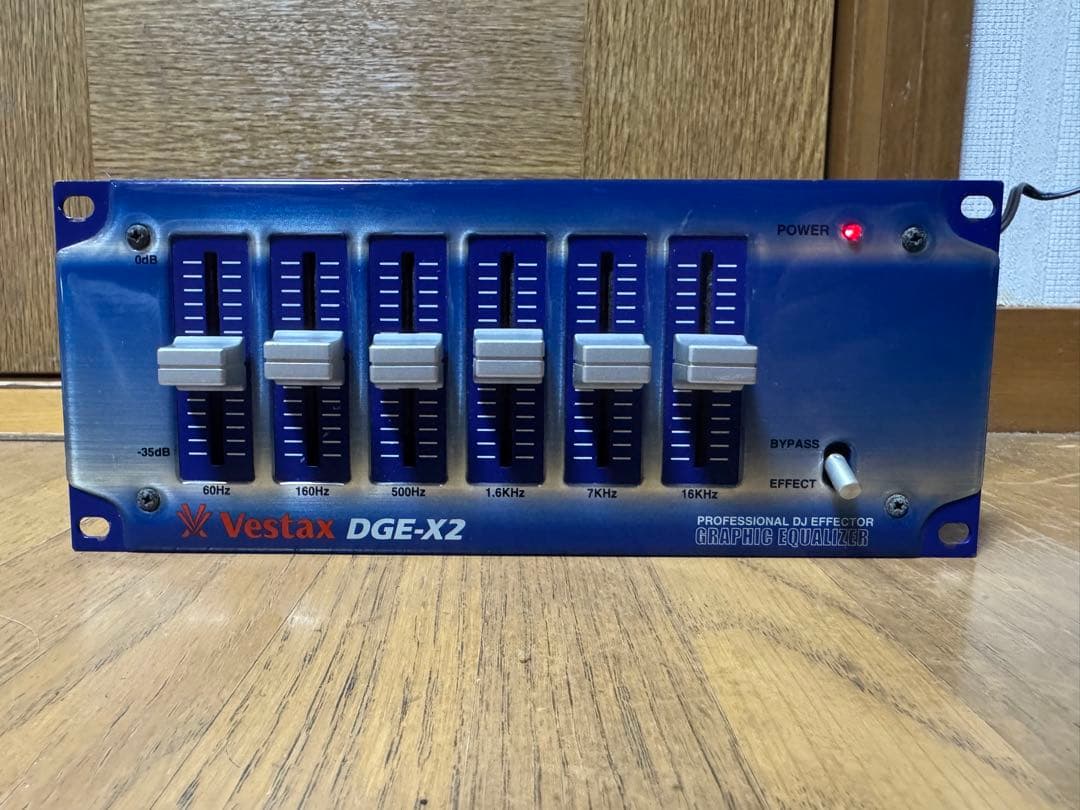 Vestax DGE-X2 GRAPHIC EQUALIZER 激レア