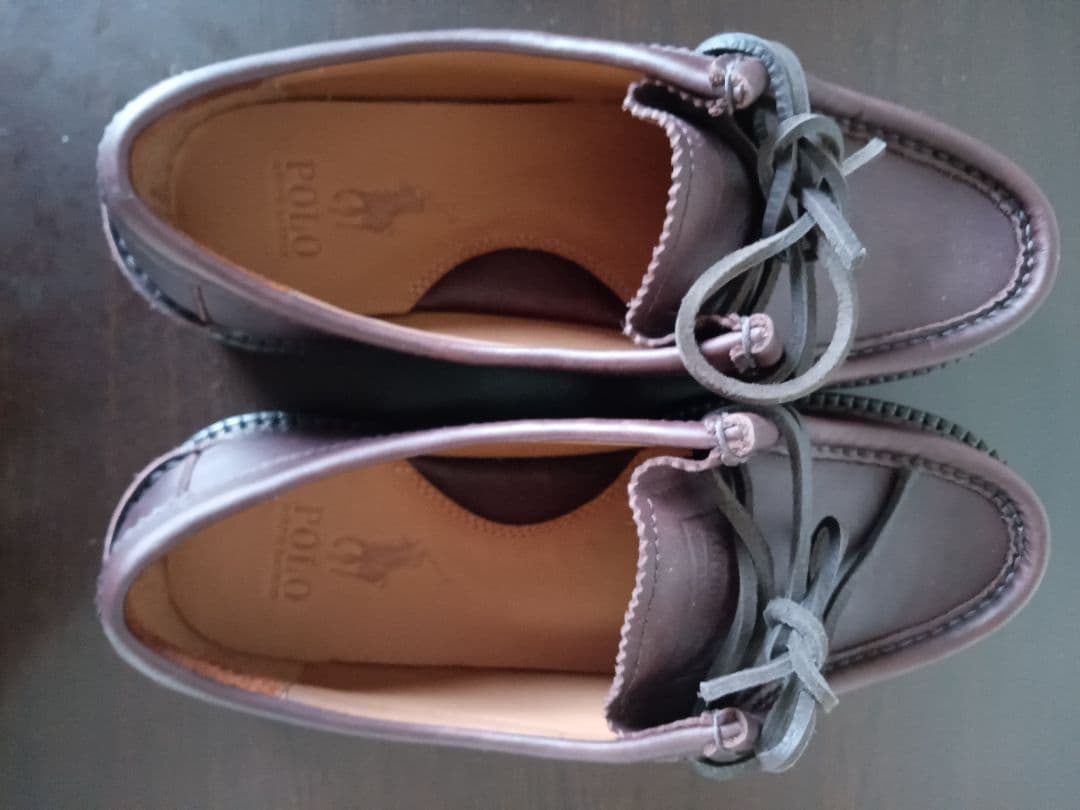 ア*0様 Polo ダークブラウン モカシン