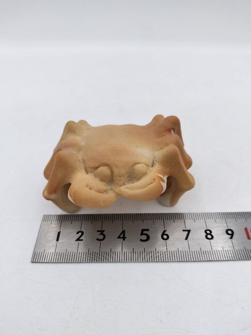 c154【新品・未使用】蓋置 緋﨔 カニ 今岡三四郎 木箱 茶道具