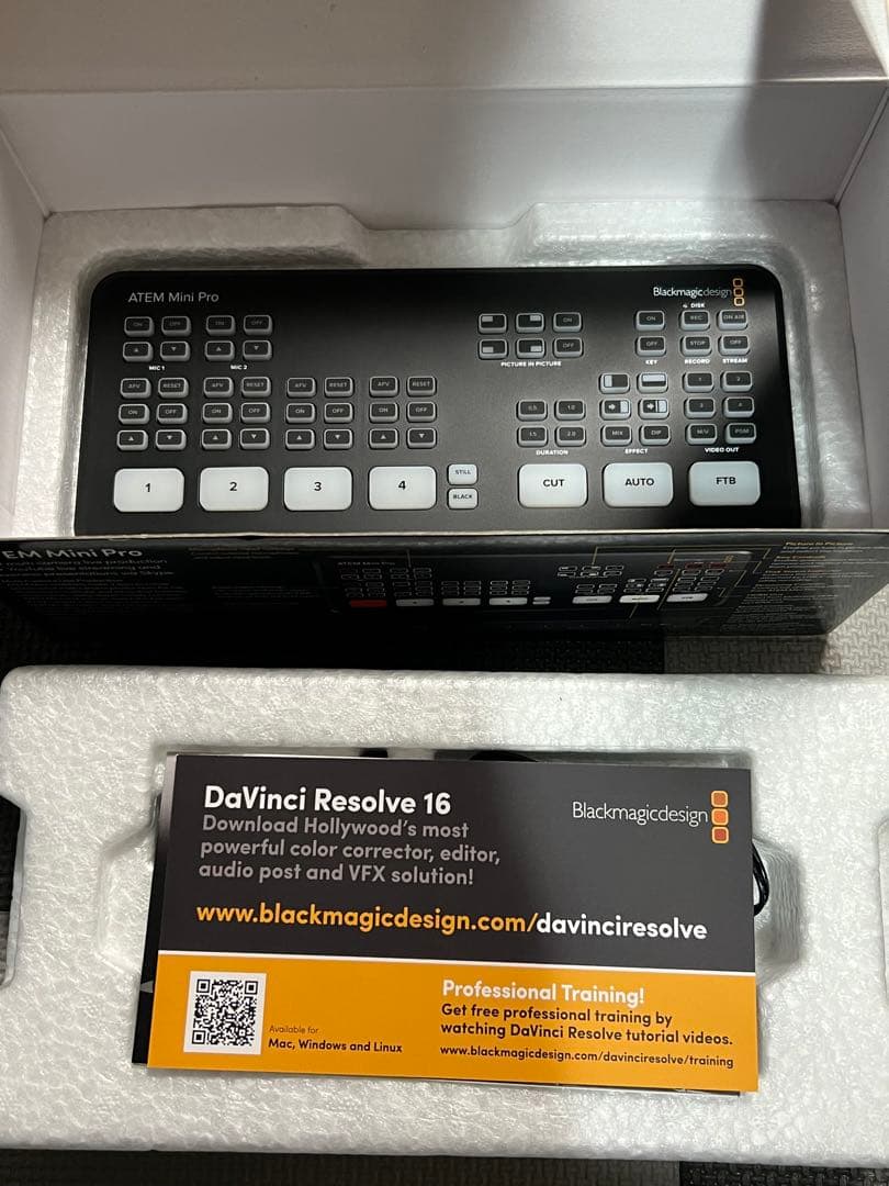 未使用 Blackmagic design ATEM mini Pro