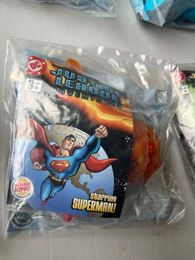 バーガーキング　米国　キッズミール　2003年　ジャスティスリーグ　全8個セット