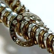 ANTEPRIMA (アンテプリマ) ワイヤーバッグ　シャンパンゴールド