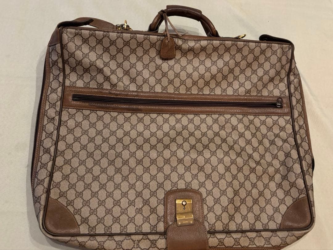 レア！ GUCCI オールドグッチ ガーメントケース スーツカバー GG柄