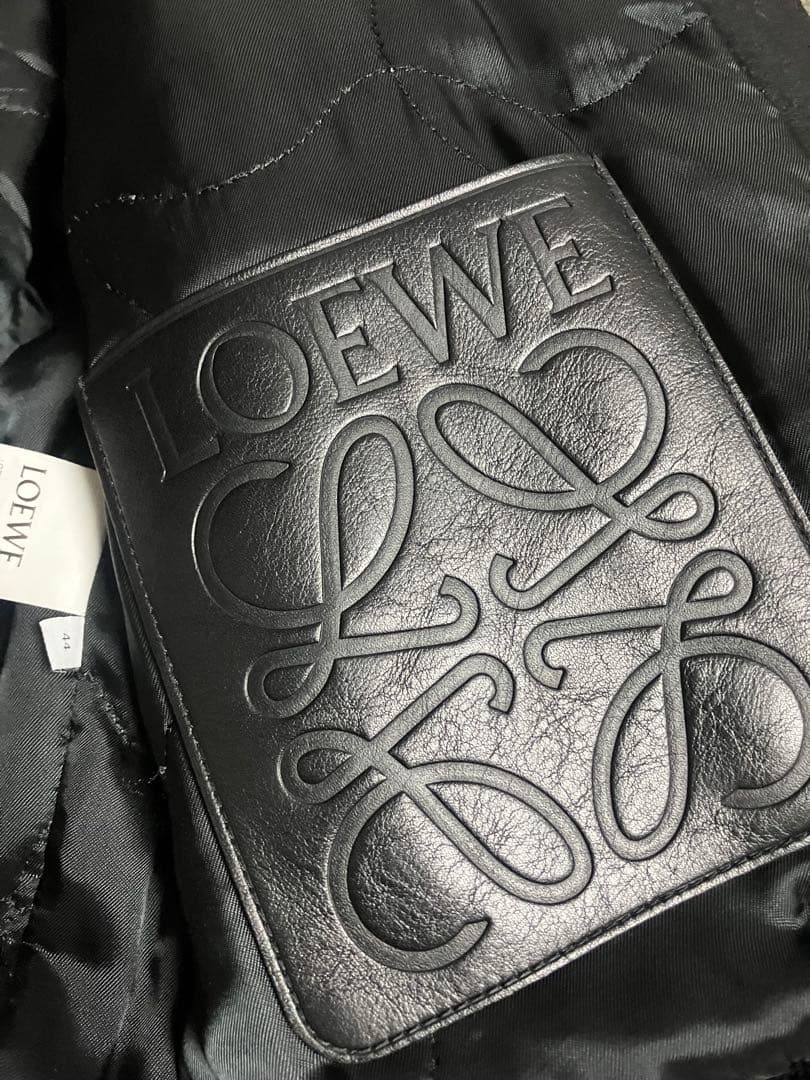 loewe ウールボンバージャケット　ニット切り替え